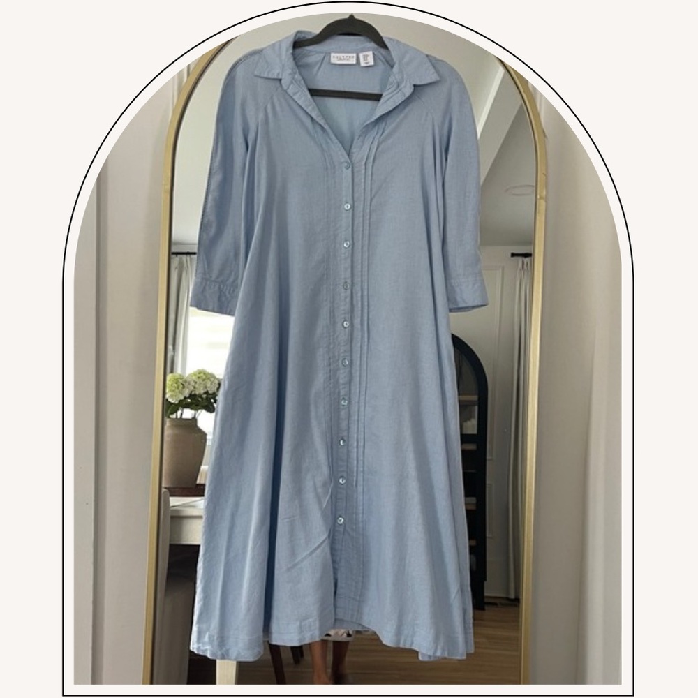 Calypso St. Barth Asymmetrical Light Blue Dress